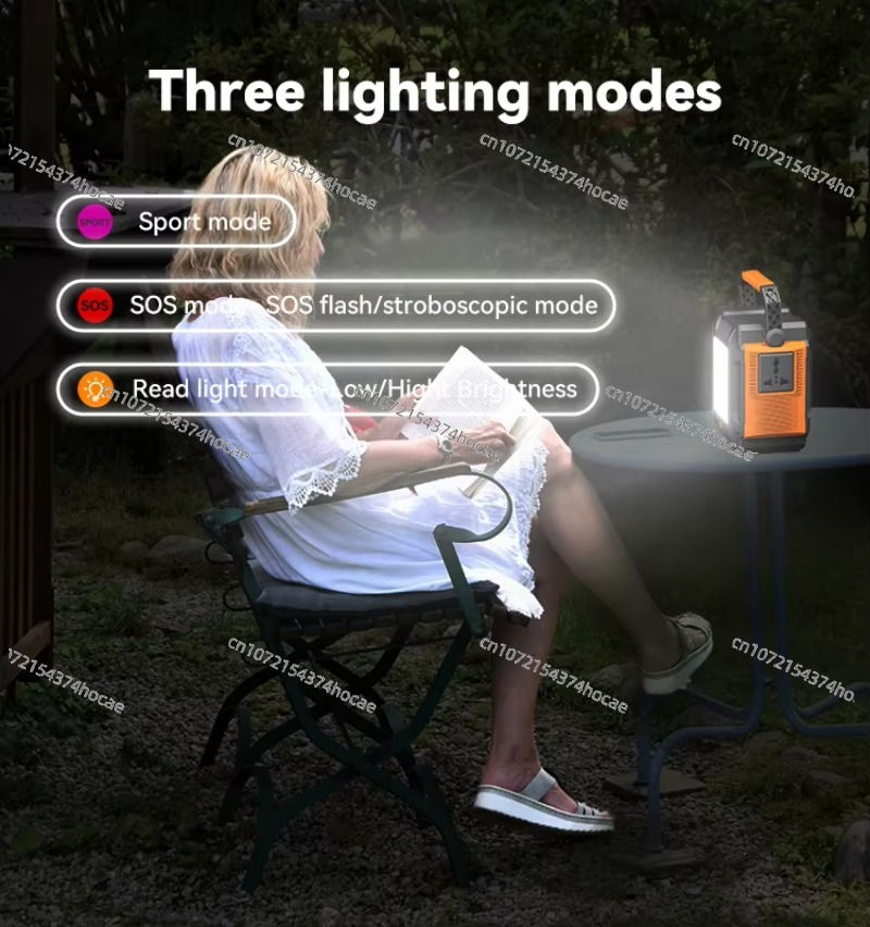 Thumbnail: 2024 Outdoor Solar Generator Rechargeable Lithium Battery Portable Power Station