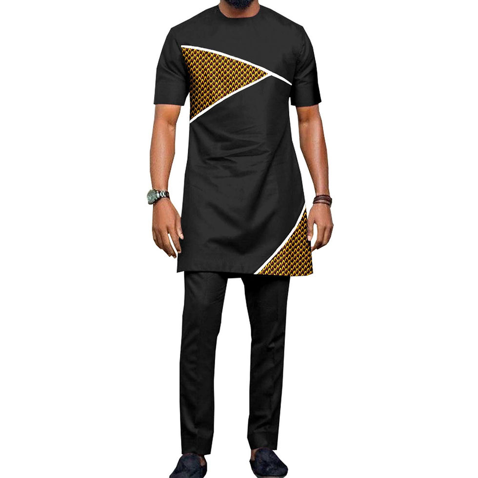 Thumbnail: African Dresses for Women Matching Couple Outfits 