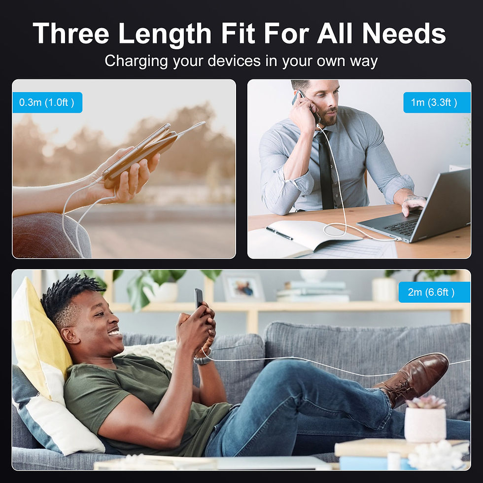 Thumbnail: 7A 100W USB Type C Super-Fast Charge Cable  