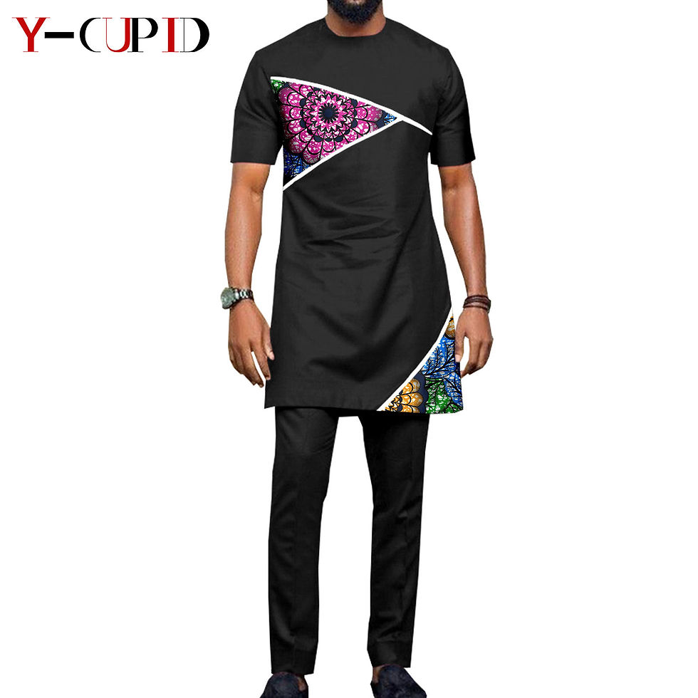 Thumbnail: African Dresses for Women Matching Couple Outfits 