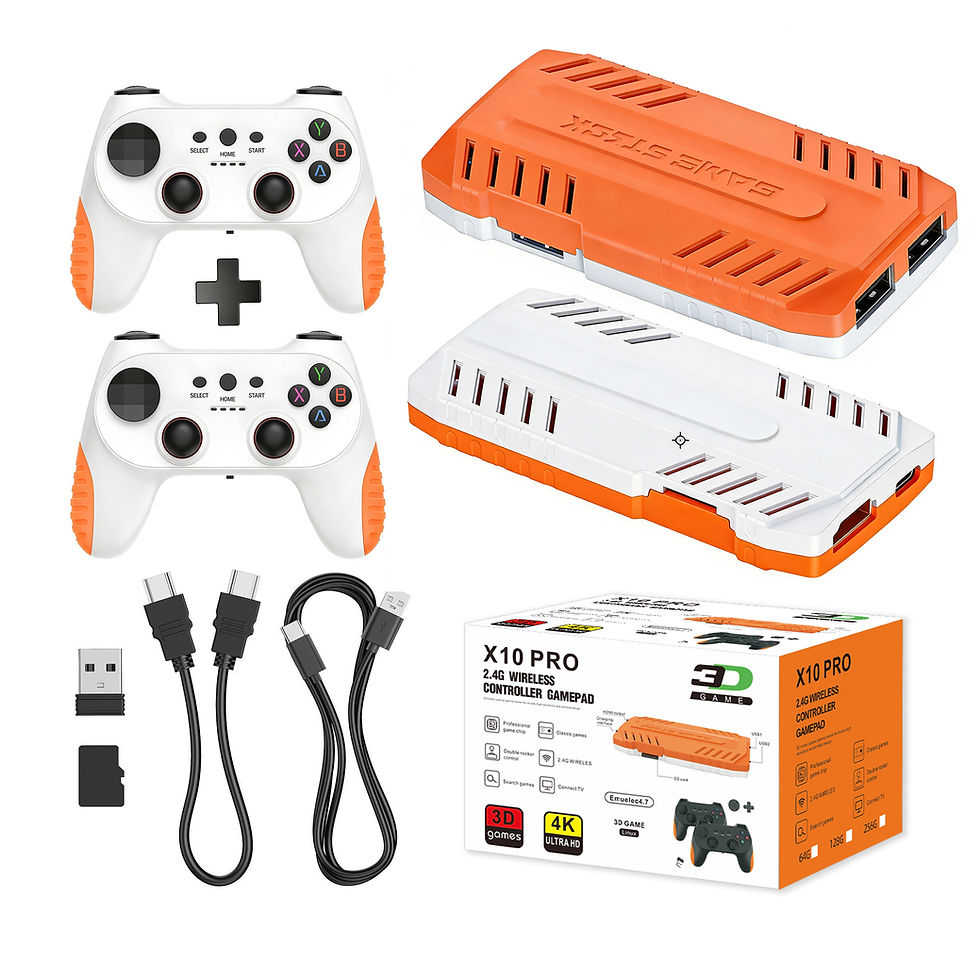 Thumbnail: X10 pro Orange Retro TV Game Console 128G Built-In 50000 Games 50+ Emulators Con