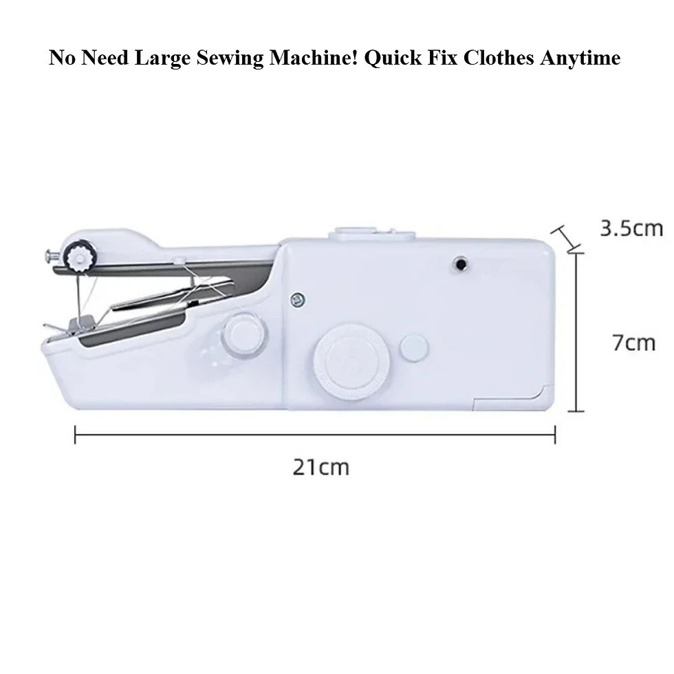 Thumbnail: Portable Handheld Electric Sewing Machine Mini Quick Stitch Home Clothes Repair 