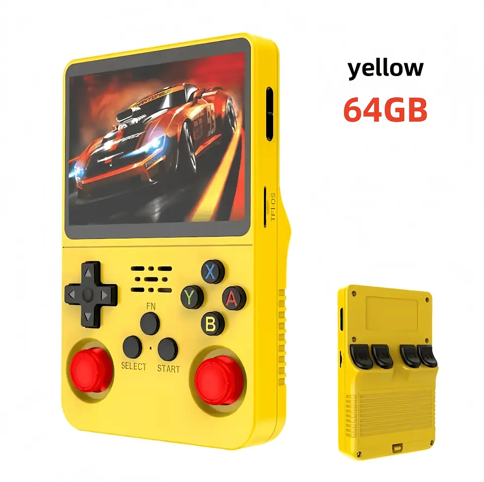 Thumbnail: R36S Retro Handheld Video Game Console 3.5 Inch IPS Screen 128GB Portable Pocket