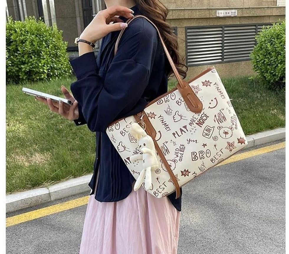 Thumbnail: Tote bags with labubu🥰 🆓🏠🚛