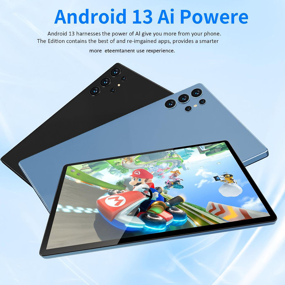 Thumbnail: BDF-H39 New Upgraded Version 5G Android Tablets 10.1 Inch Octa Core 6GB+128GB Ro