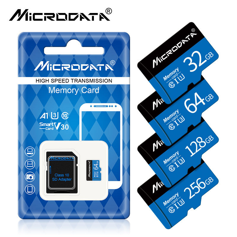 Thumbnail: Memory cards 4GB 8GB 16GB High speed Micro TF SD Card 32GB 64GB class 10 cartao 