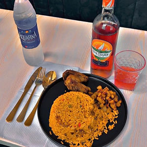 Fried chicken Native rice