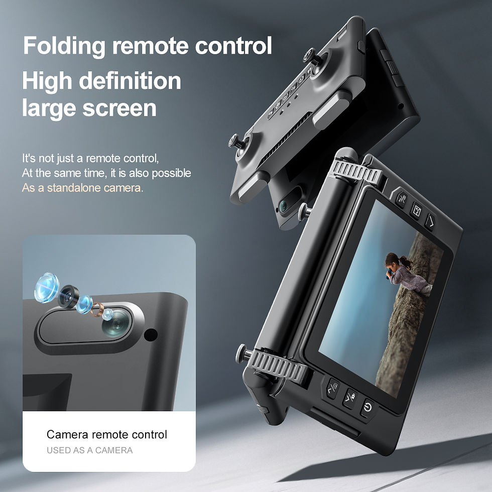 Thumbnail: New M66 Triple Battery Brushless Drone with Screen Remote – Gesture Control