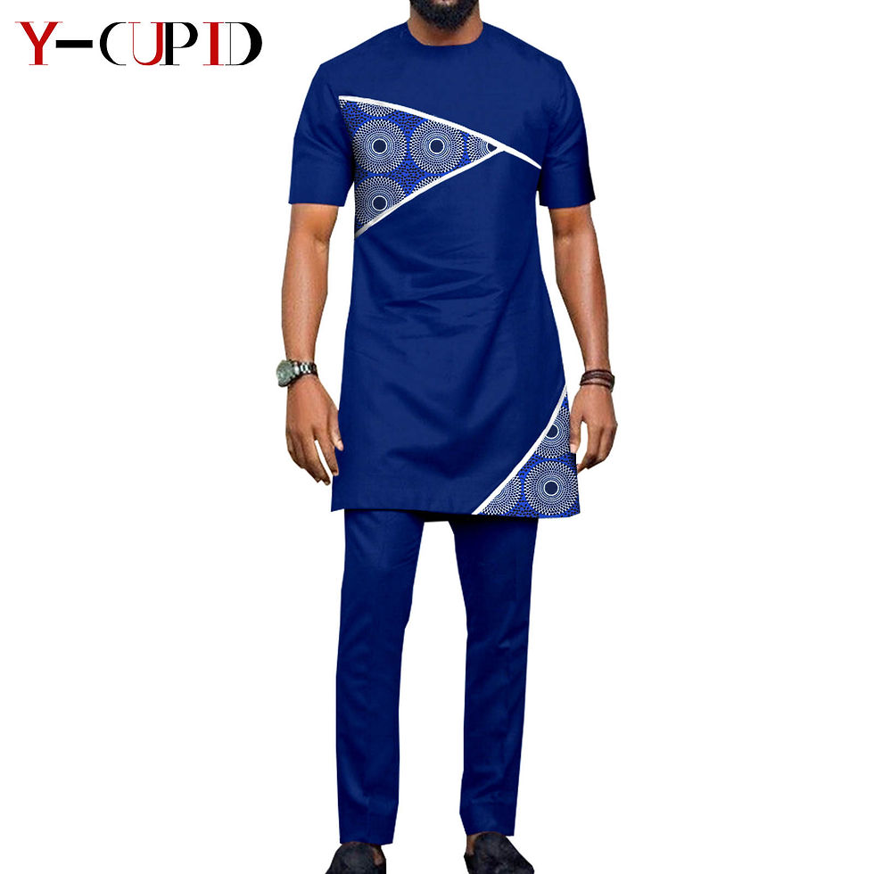 Thumbnail: African Dresses for Women Matching Couple Outfits 