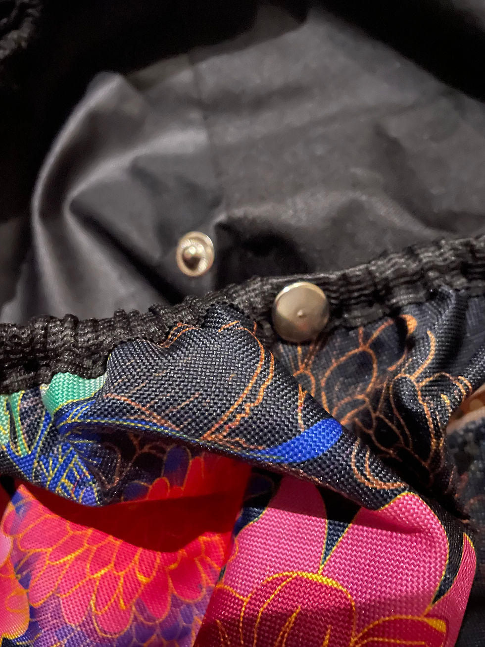 Thumbnail: Hoop Bag - (13) Pink, Blue Ribbon RG