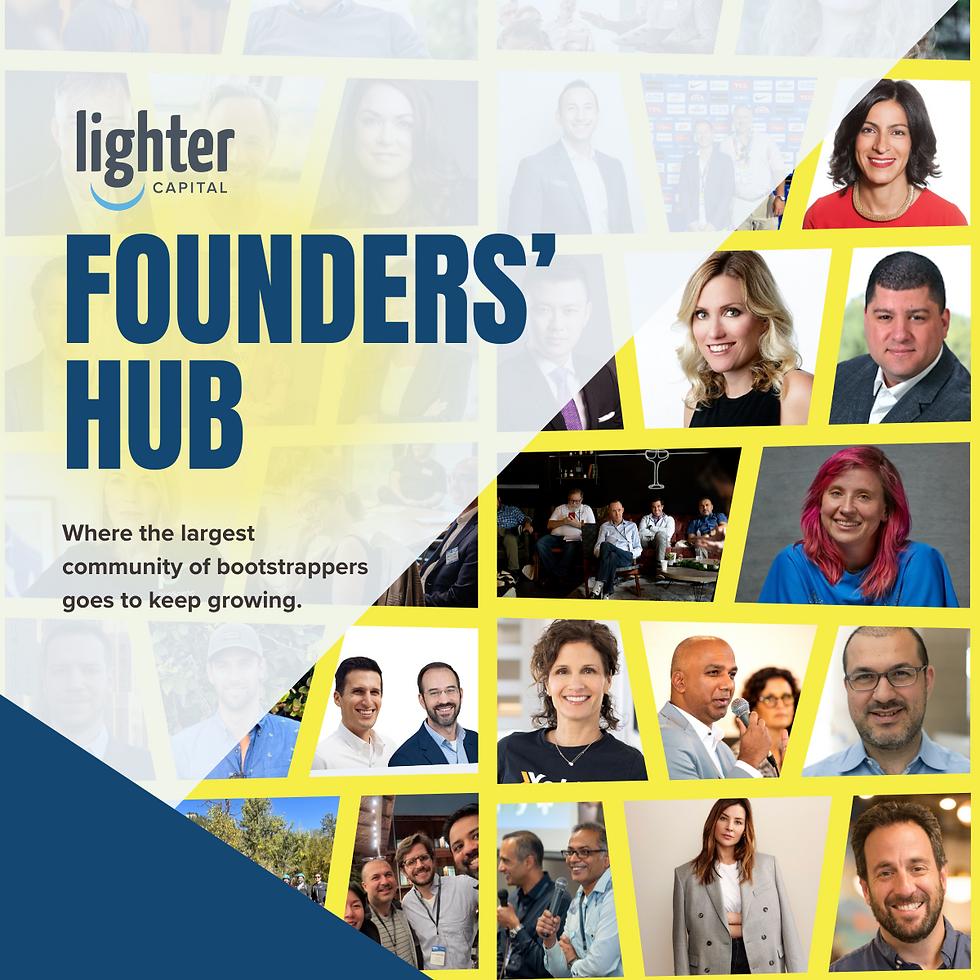 Lighter CapitalFounders' Hub Promo Image