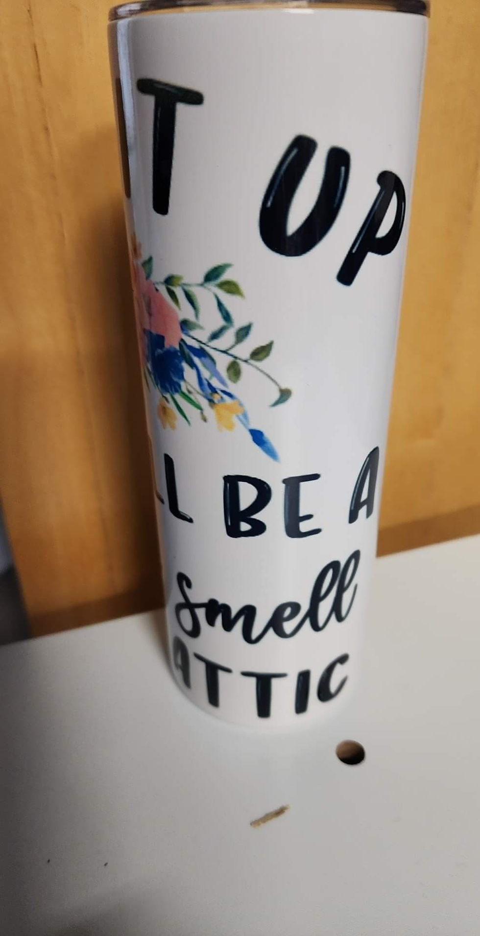 Thumbnail: "Keep it up and you'll be a strange smell in the attic" Tumbler
