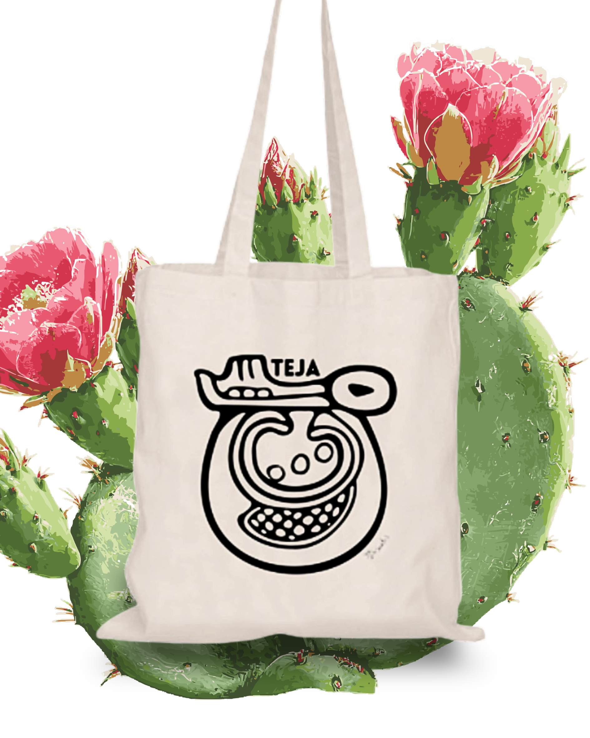 Texas in MayanText Tote Bag