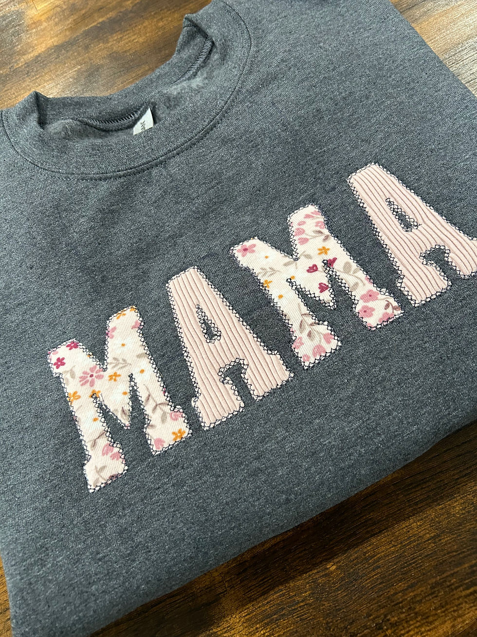 Thumbnail: Keepsake Embroidered Mama Sweater