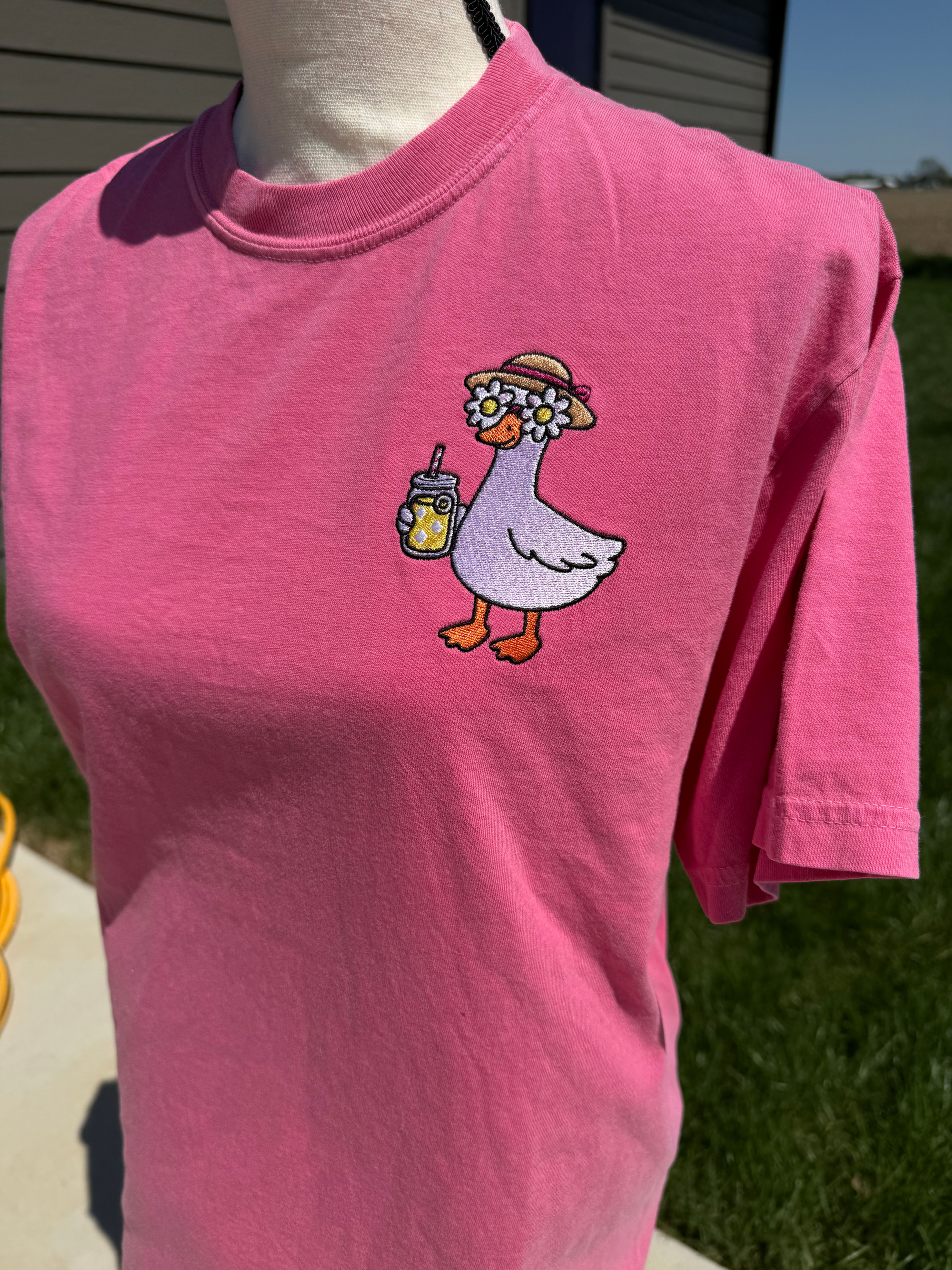 Silly Goose Summer | Embroidered T