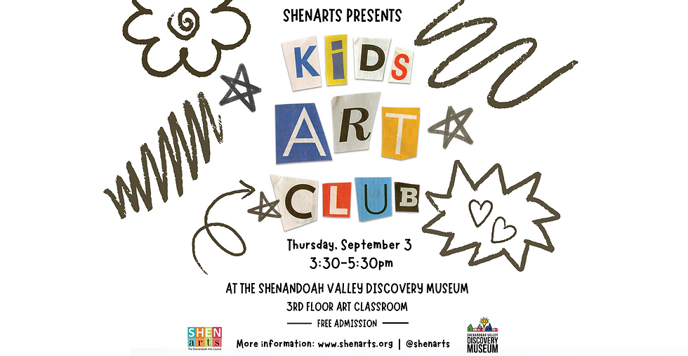 Kids Art Club with Abbie Martin!
