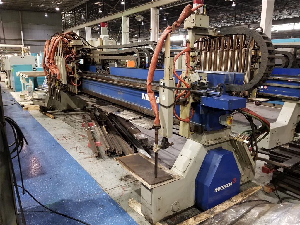 IMT2446 - MESSER MG TMC 4516 CNC OXY FUEL GANTRY & RAIL CUTTING SYSTEM