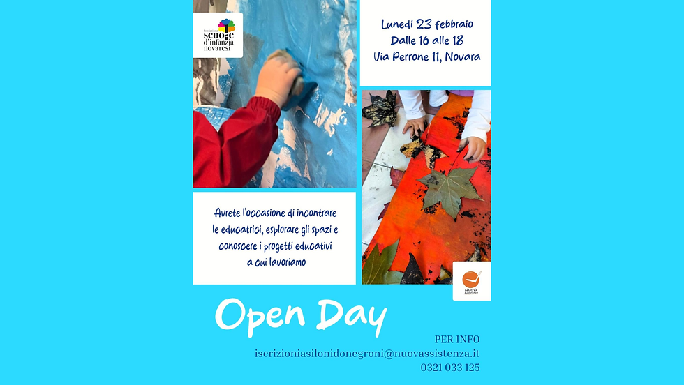 Open Day Nido Negroni - Novara