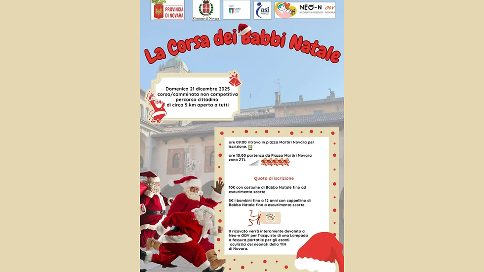 Corsa dei Babbi Natale - Novara