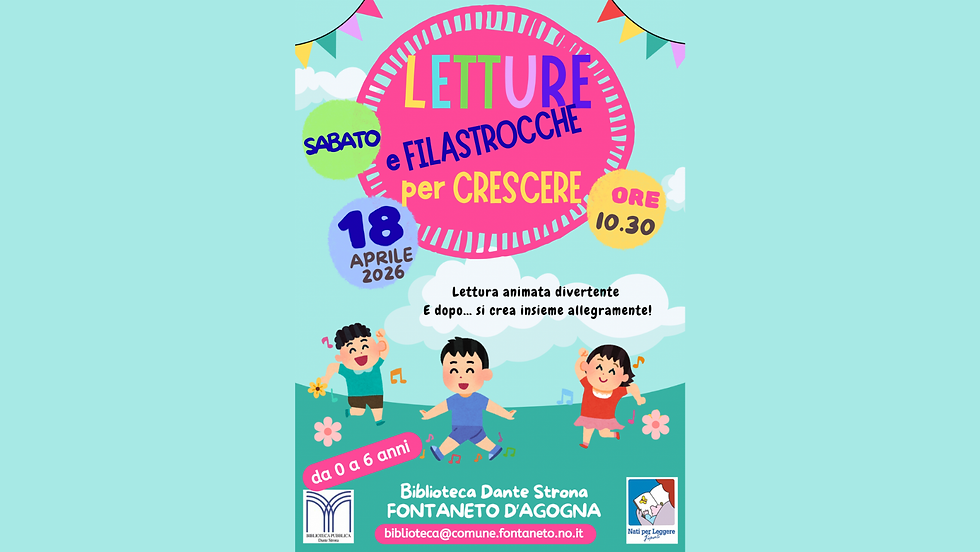Letture e filastrocche per crescere - Fontaneto d'Agogna