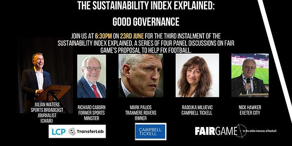 Panel moderator for Fair Game