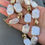 Thumbnail: Gold Plated Baroque Flat Freshwater Pearls Necklace