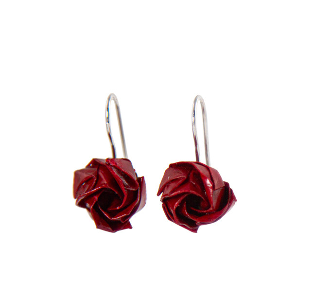 Rosae Aeternae Earring - Italian paper