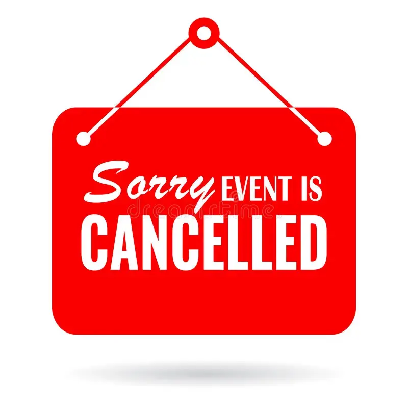 CYA meeting Cancelled