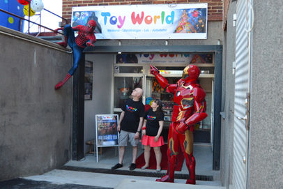 2018.06.02 Grand Opening - Iron Man och Spider-Man