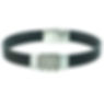 Men's Greek Key Leather Bracelet