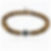 Aegean Tiger's Eye Bracelet - Cross