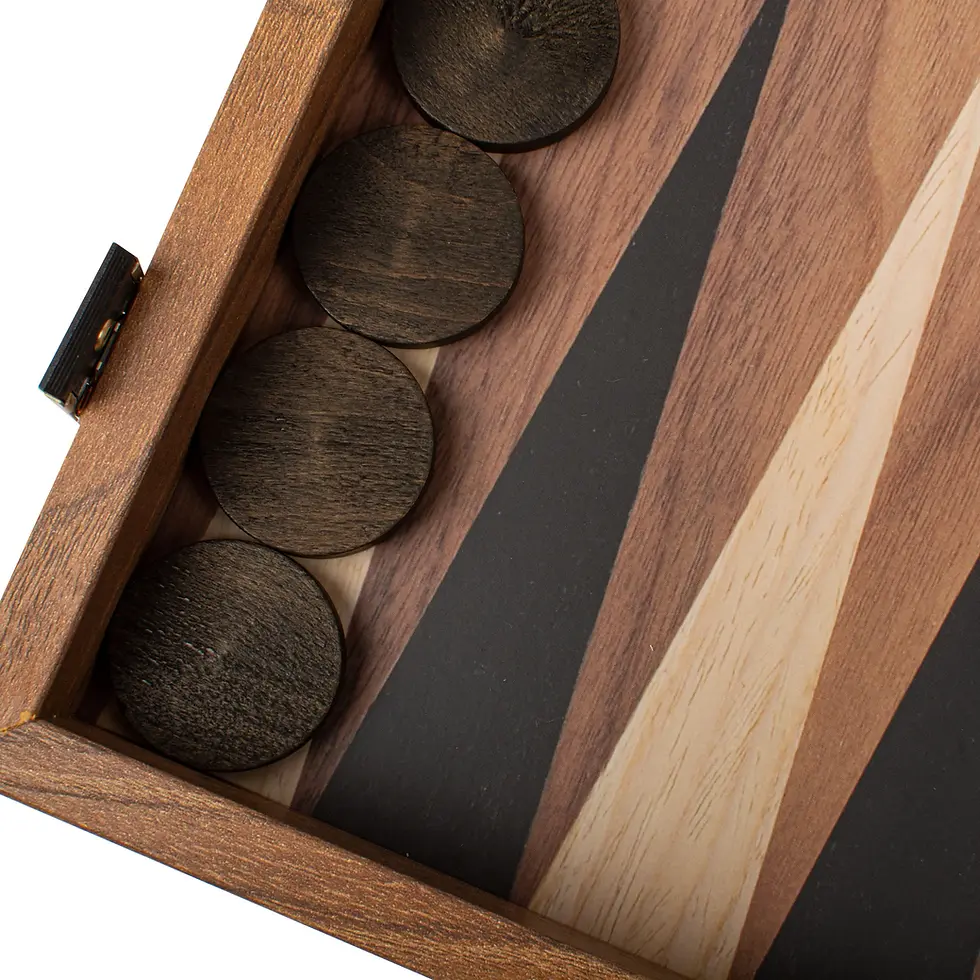 Thumbnail: Handcrafted Greek Backgammon (Tavli) Set