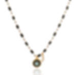 Mati Pearl Charm Necklace
