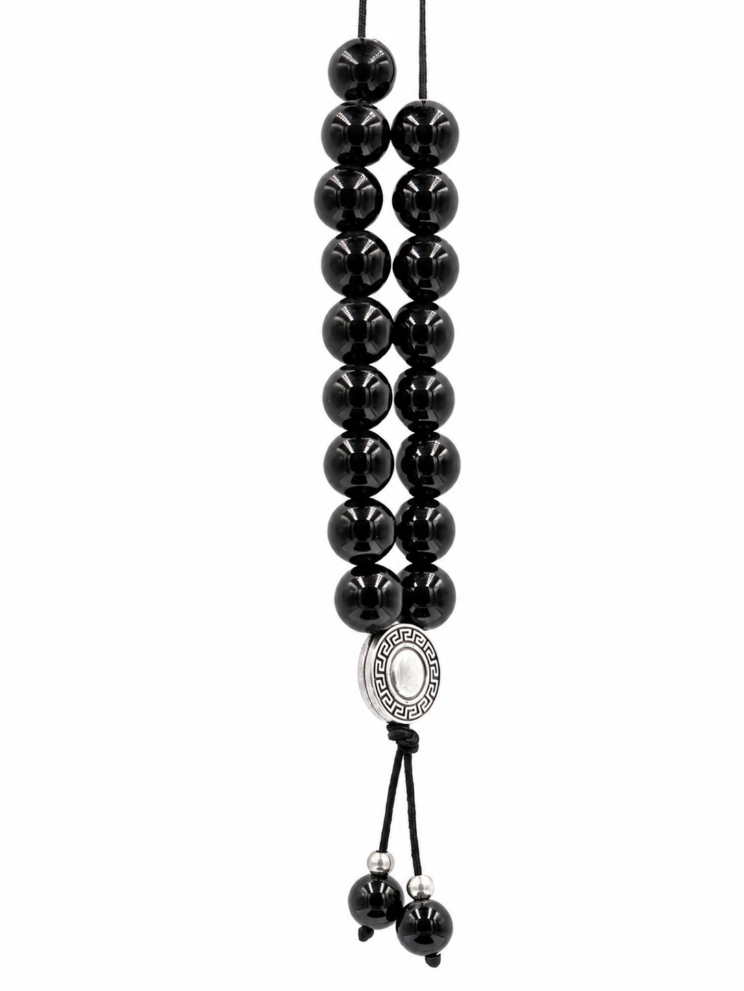 Greek Komboloi - Onyx (Worry Beads)