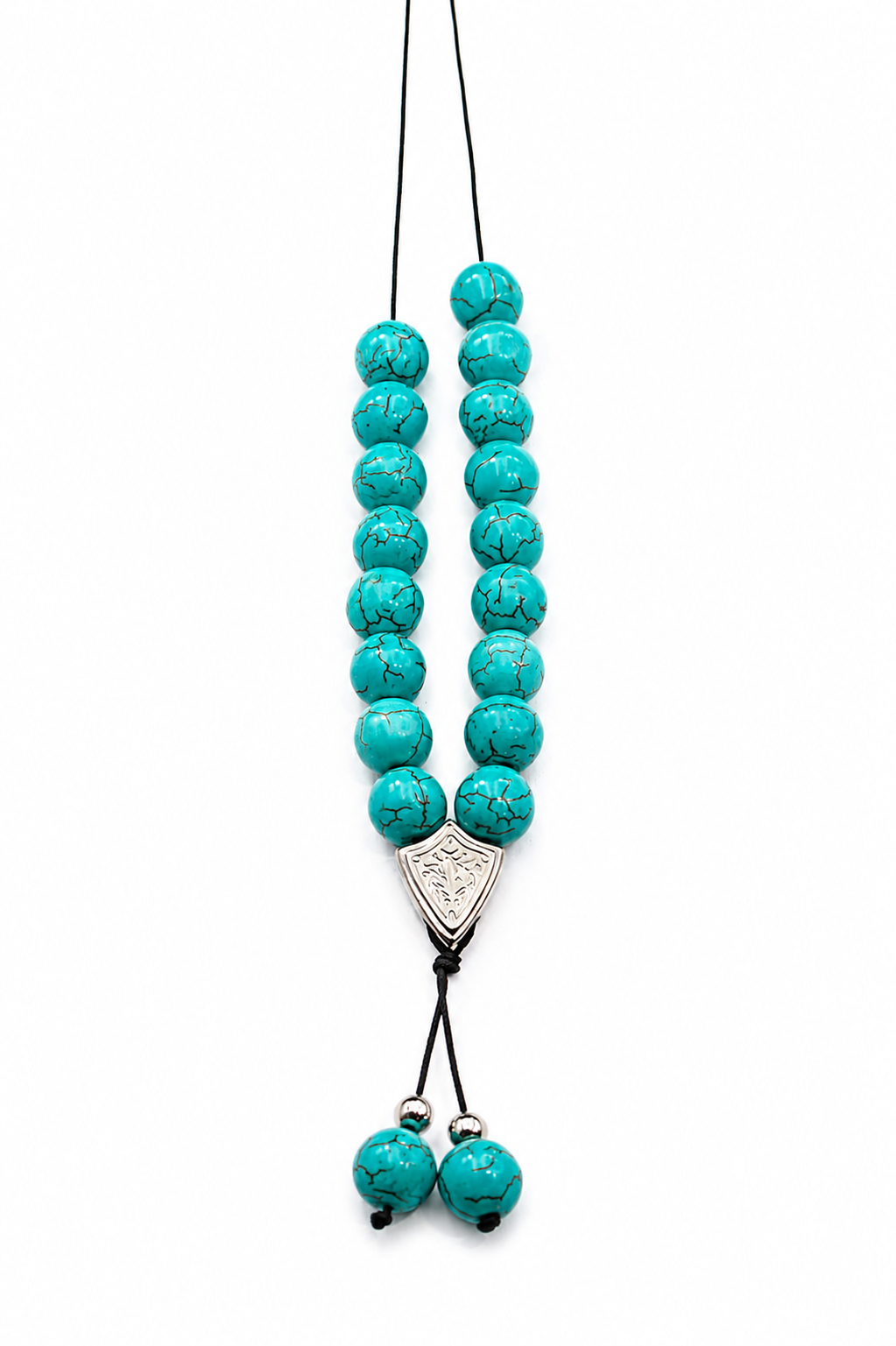 Greek Komboloi - Turquoise Howlite (Worry Beads)
