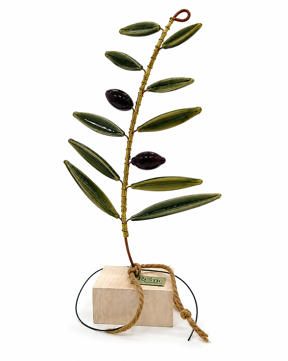 Thumbnail: Handcrafted Greek Olive Branch Tree