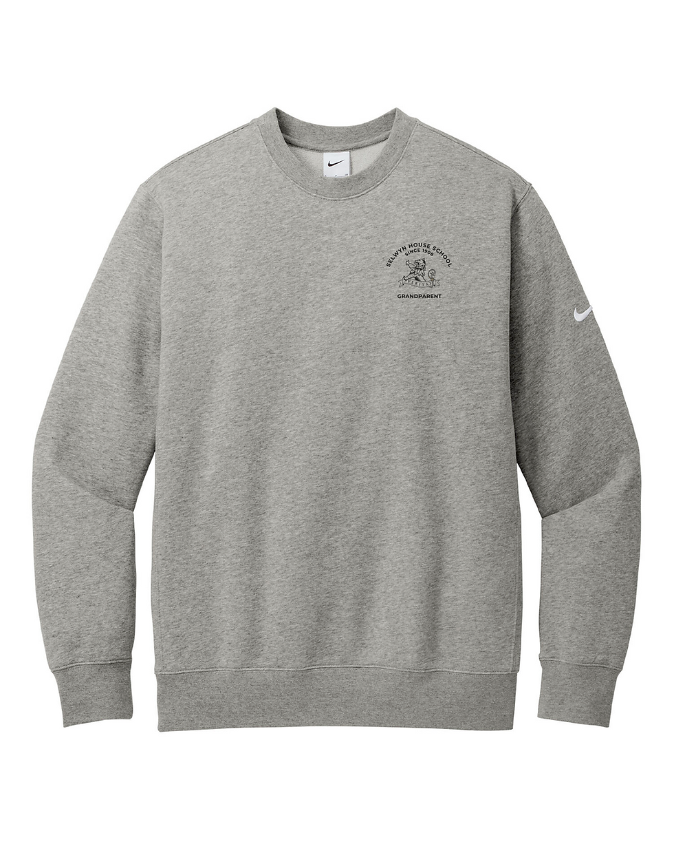Miniature : Unisex - Since 1908 - Grey - NIKE CLUB FLEECE SLEEVE SWOOSH CREW