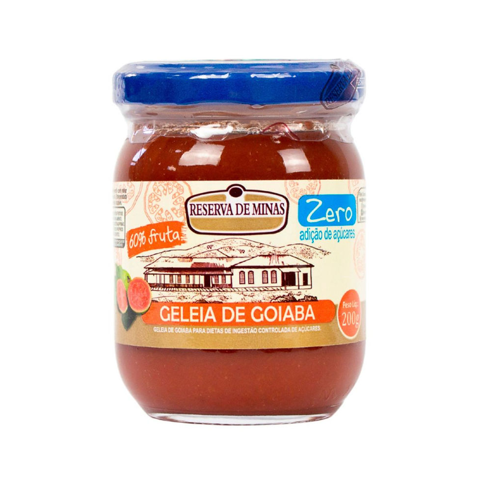 Geleia de goiaba zero açúcar