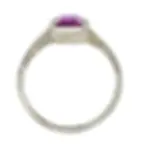 Thumbnail: Retro 14K yellow gold vintage diamond engagement ring