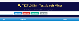 TEXTLOOM - Text Search Miner - ver2.0