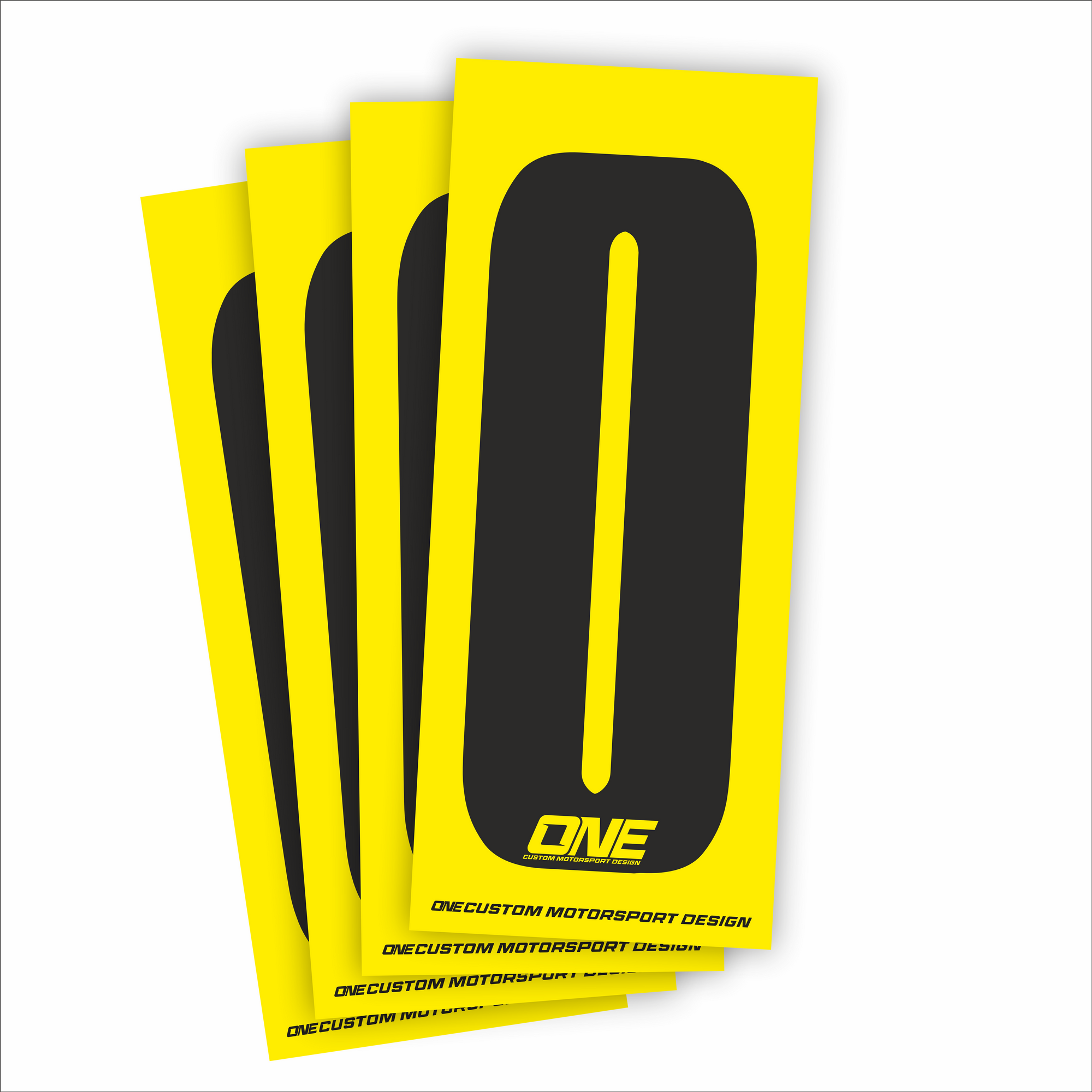 Numbers #0 Pack of 4