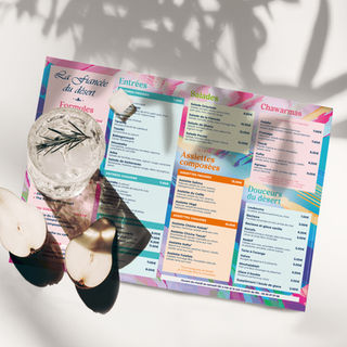 Set de table personnalisé restaurant à Pau