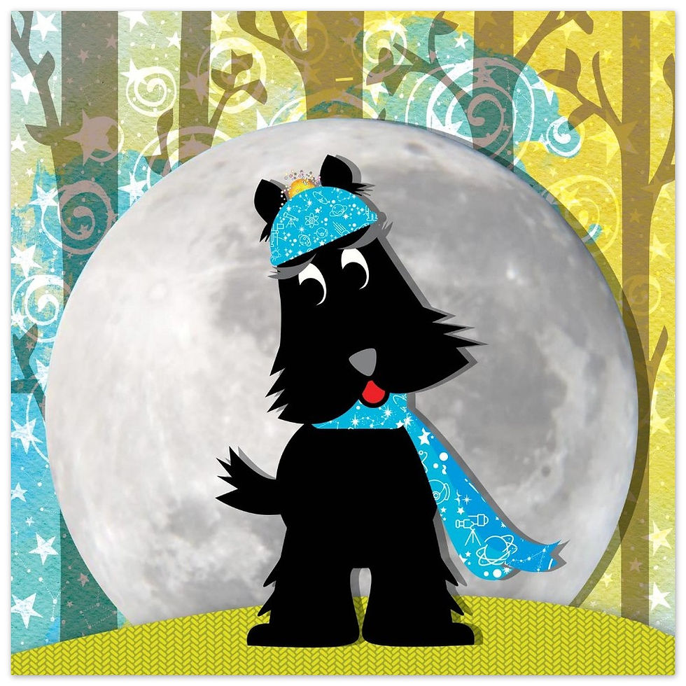 Thumbnail: Licorice Moon - Fine Art Poster