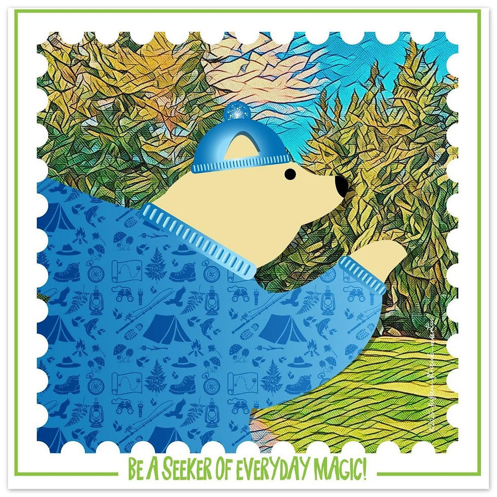 Thumbnail: Be  A Seeker of Magic - Frosty Fine Art Poster