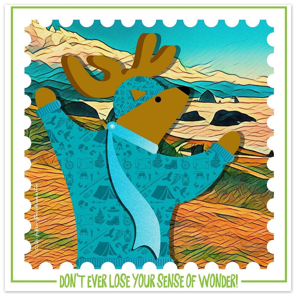 Thumbnail: Don't Ever Lose Your Sense of Wonder - Rudy Fine Art Poster