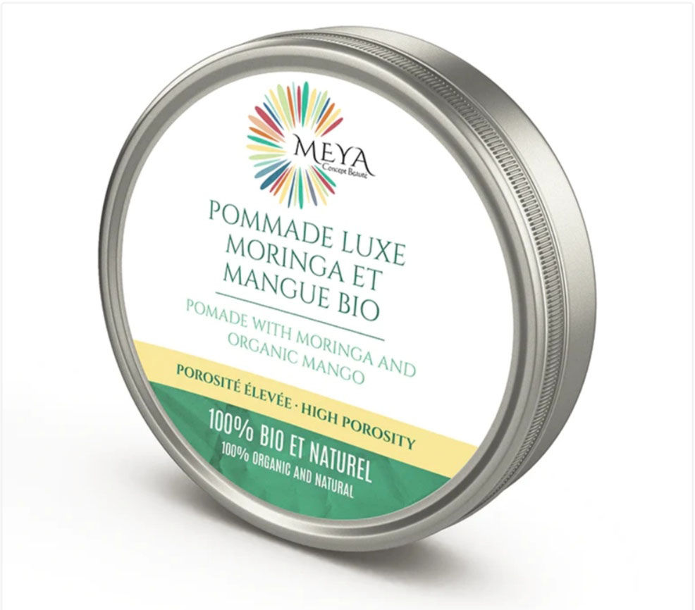 Meya -Pommade Luxe moringa et Mangue Bio (Porosite Haute)