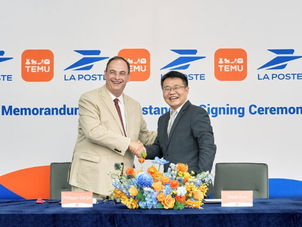 La Poste and Temu Sign MOU through its Colissimo delivery arm