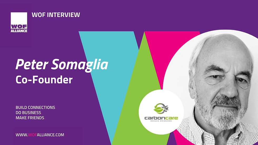 WOF INTERVIEW WITH PETER SOMAGLIA FROM CARBONCARE