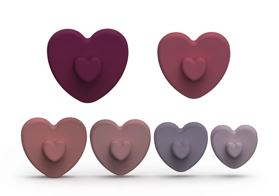 Thumbnail: Heart Silicone Stacking Toy