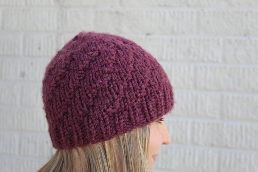 The Vortex Beanie | Free Pattern for Chunky Knit Hat